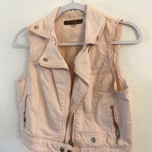 Pink Jean Vest